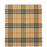 Tan scarf, back view