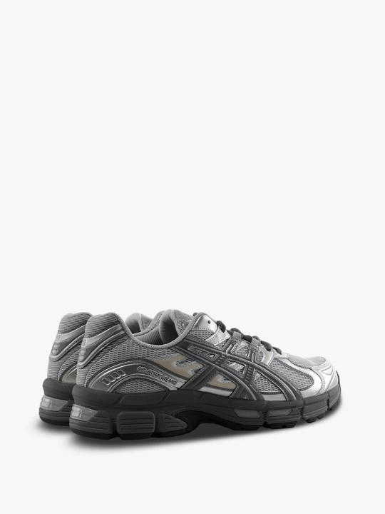 Grey shoes, back view