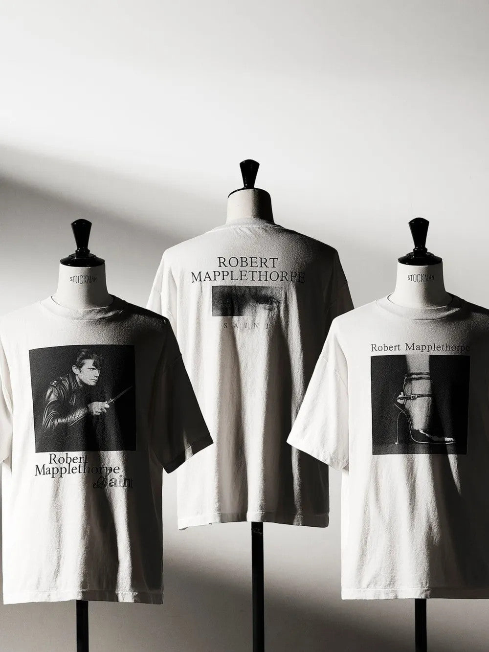 White t-shirt, front view
