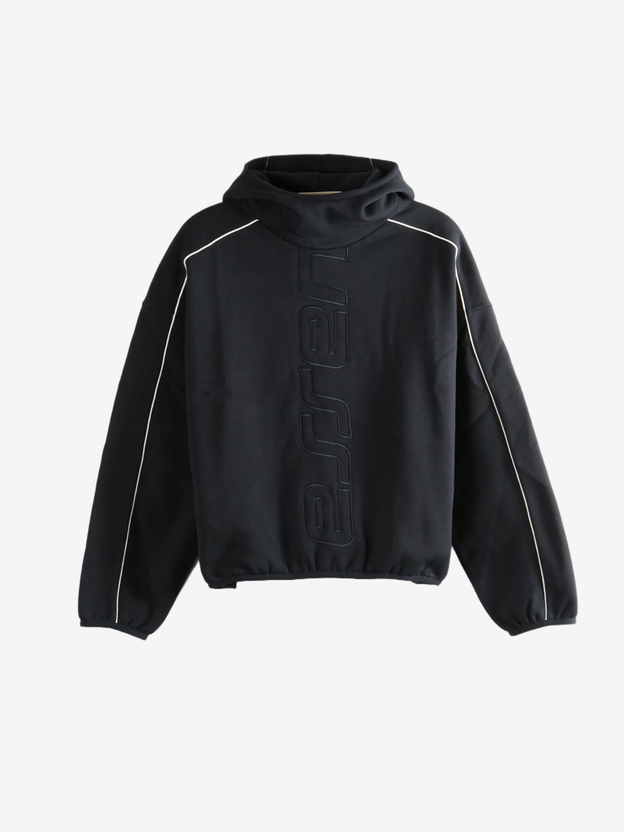 Black hoodie, front view