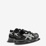 Black sneakers, back view