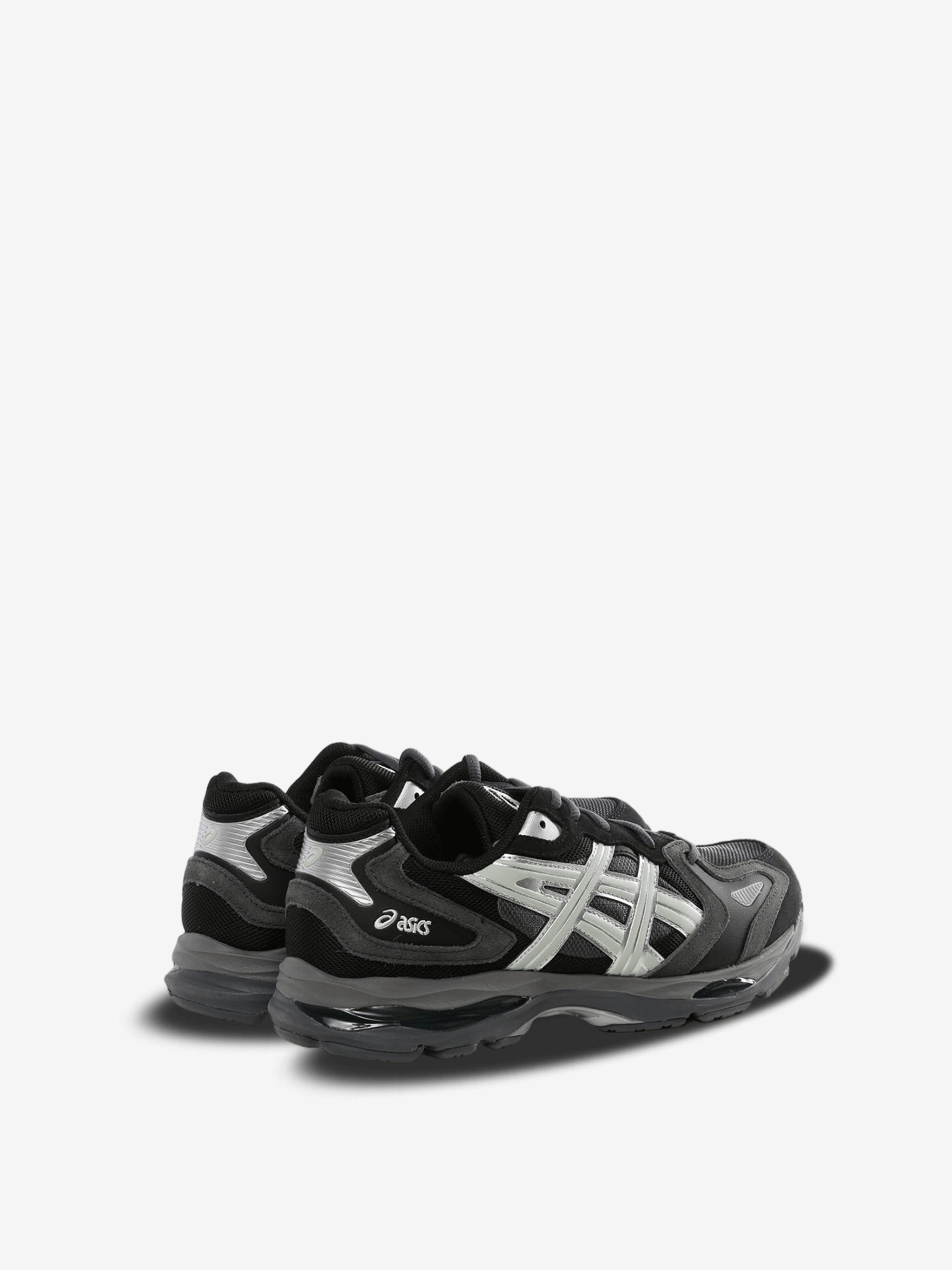 Black sneakers, back view