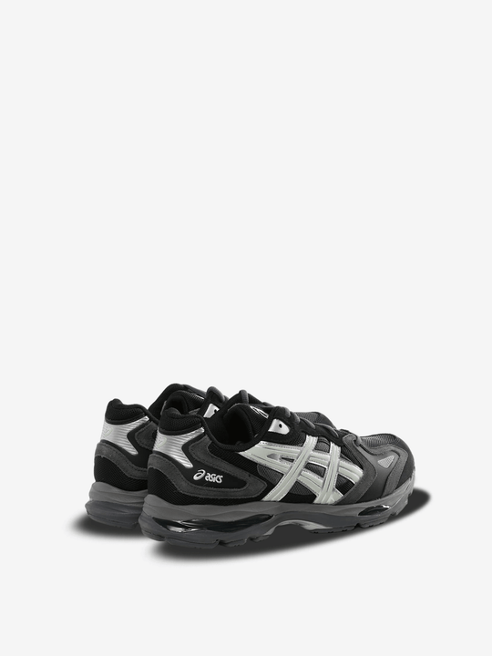 Black sneakers, back view