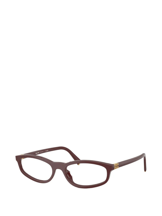 Brown eyewear, front view