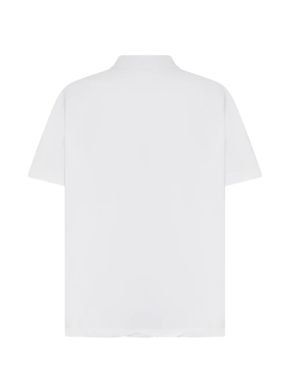 White t-shirt, back view