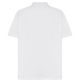 White t-shirt, back view