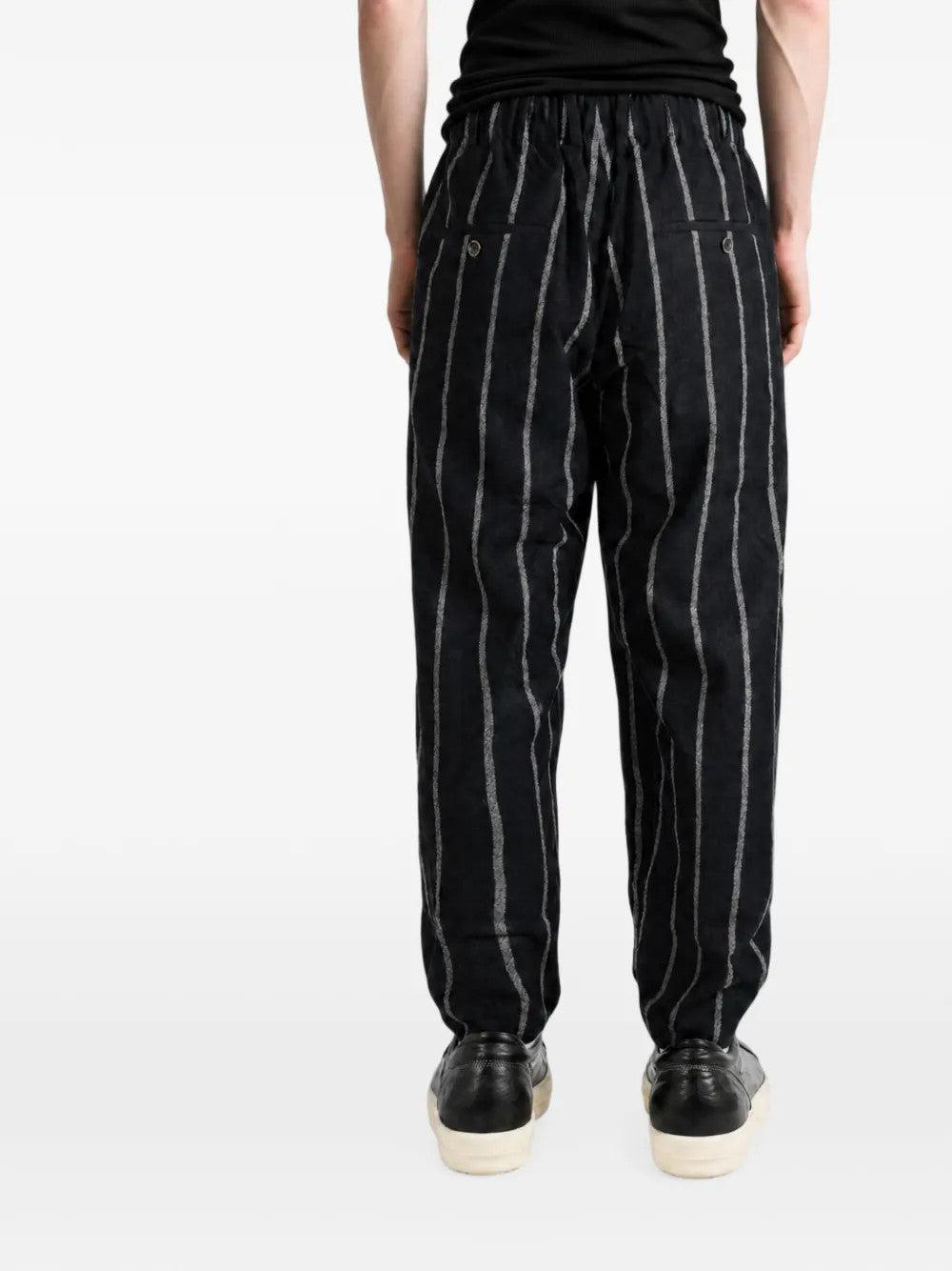 Black pants, full body view