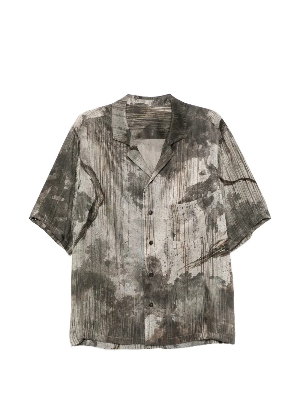ZIGGY CHEN - Men Digital Print Short Sleeve Pocket Shirt – Atelier