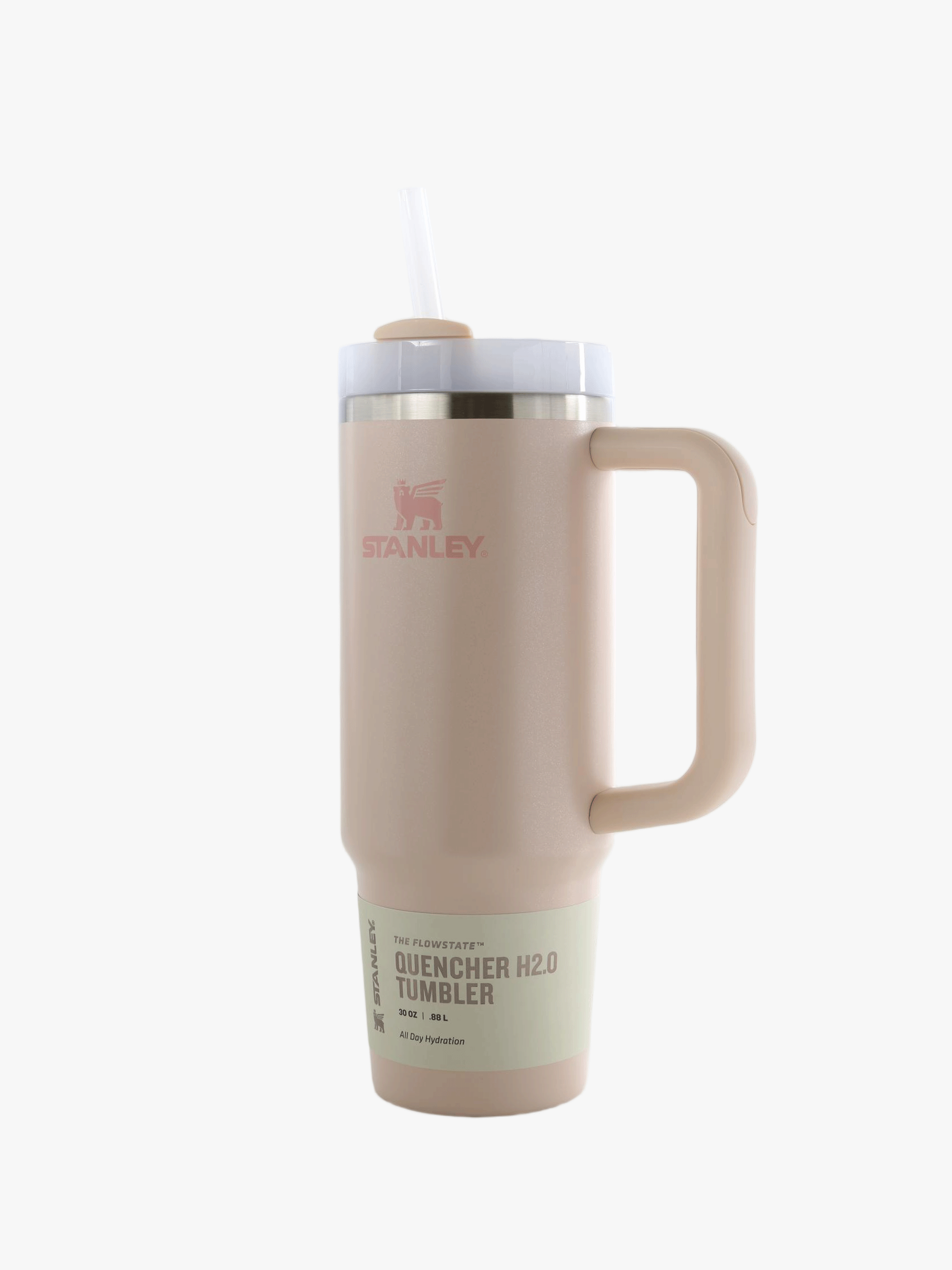 Pink product, front view