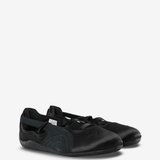 Black flats, front view
