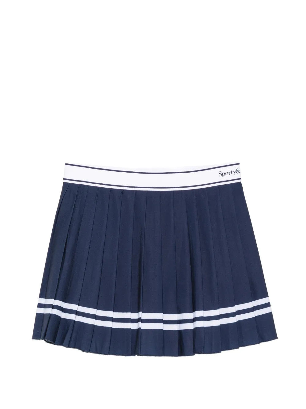 Navy dress, front view