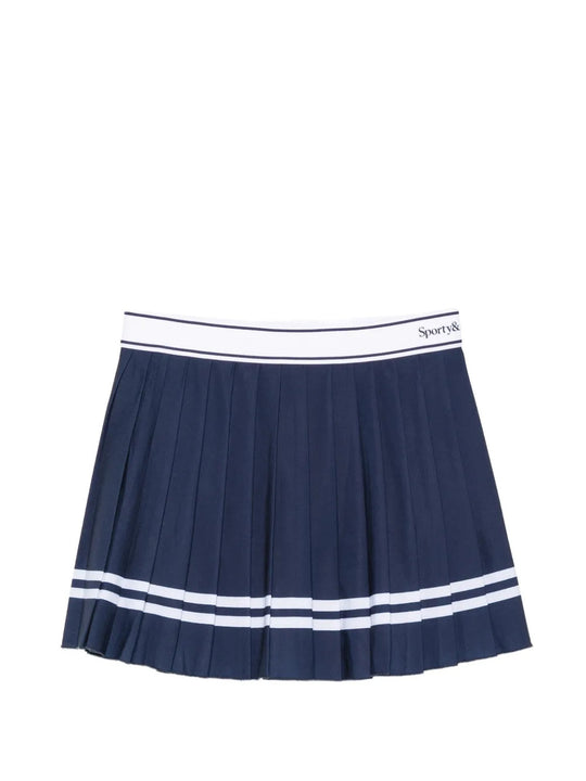 Navy dress, front view