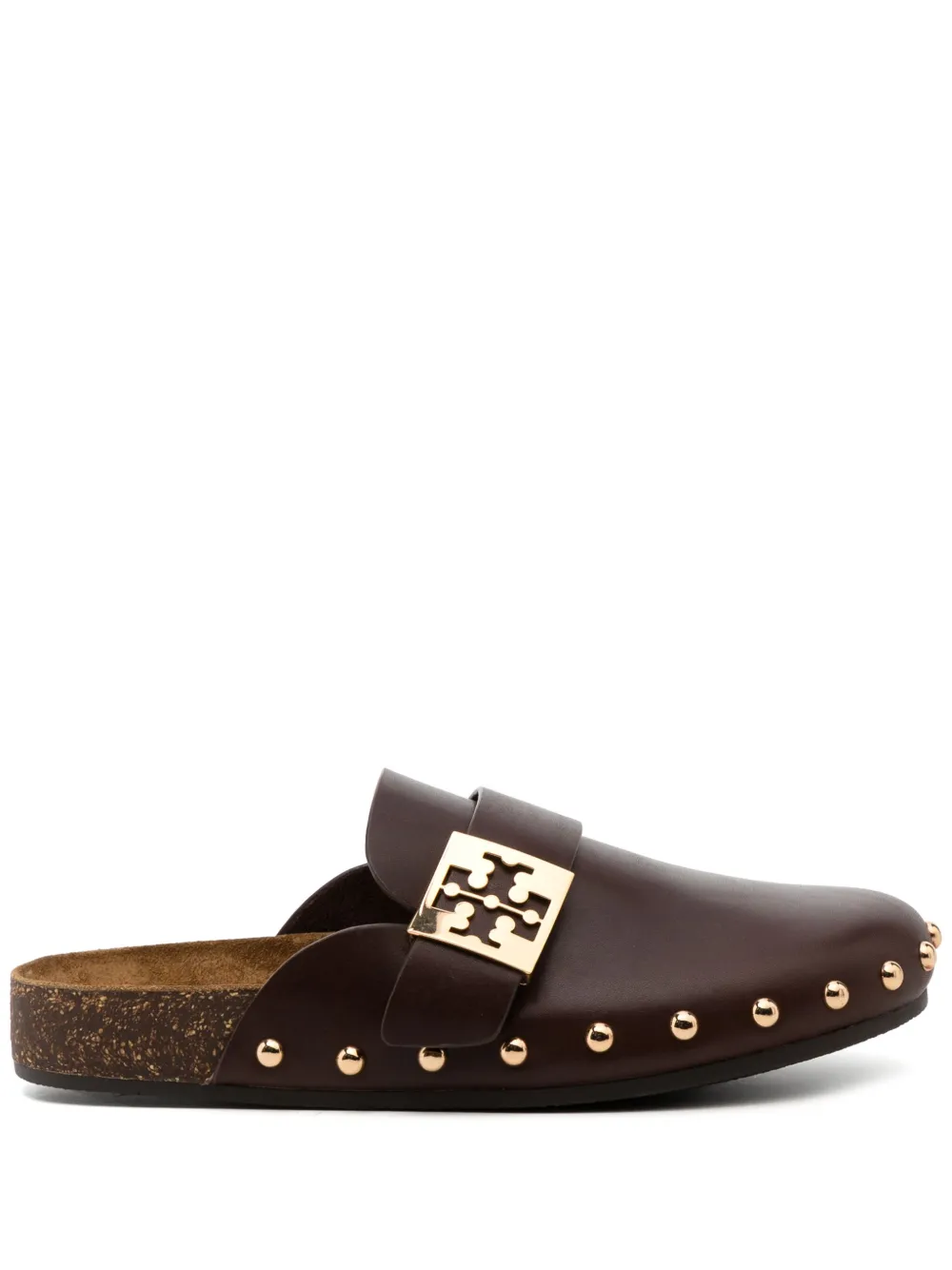 Brown sandal,front view
