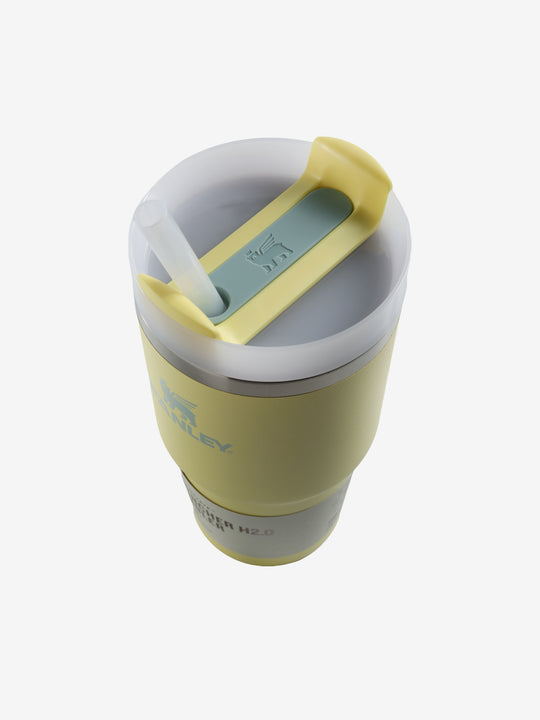 Yellow tumbler,top view