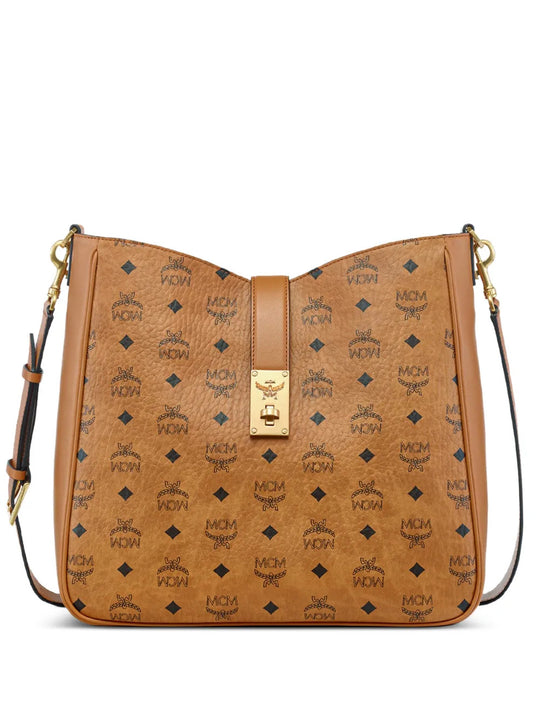 Tan bag, front view