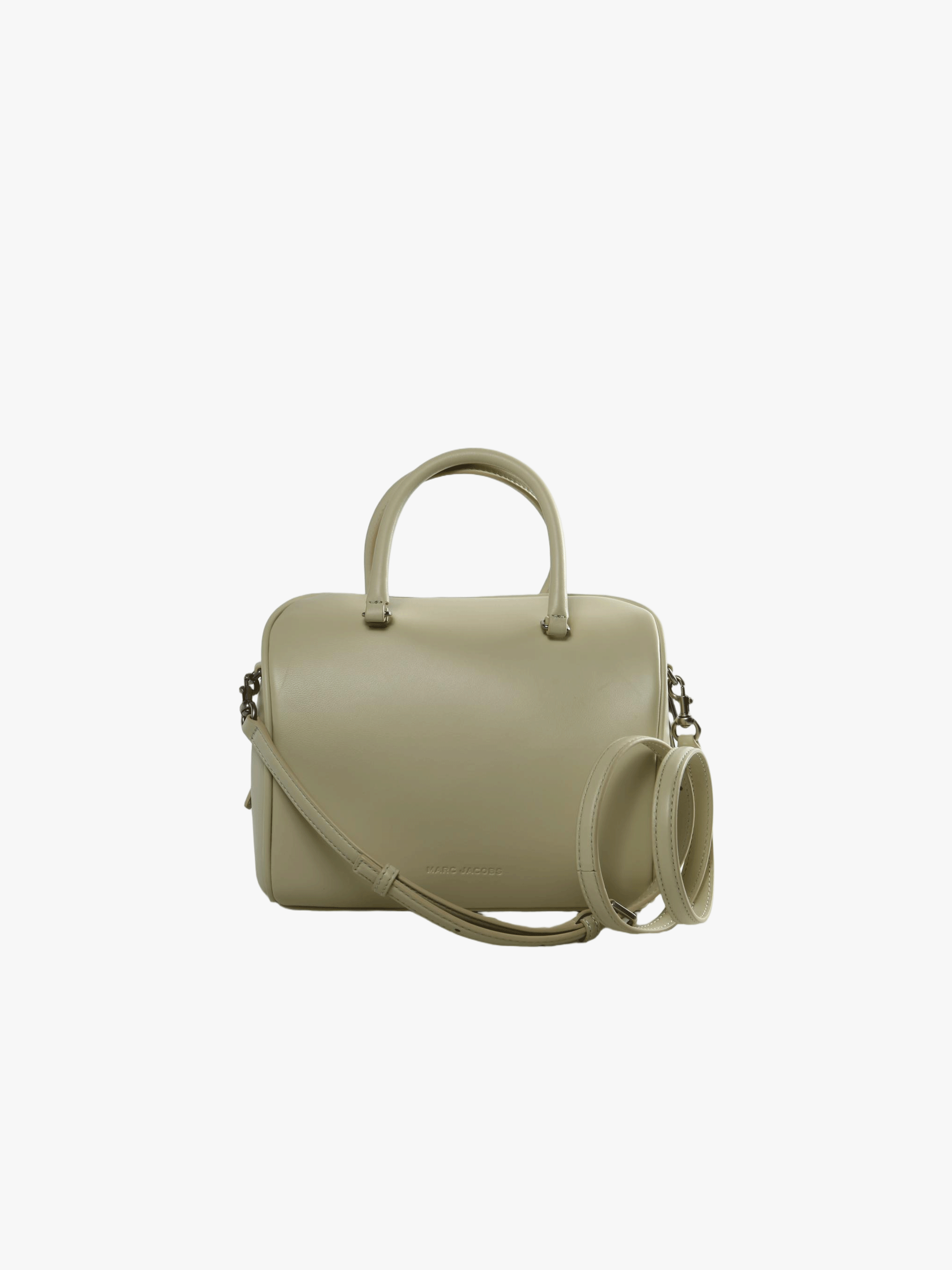 White bag, back view