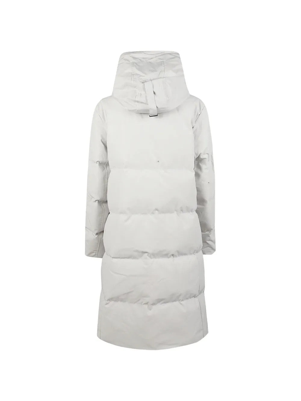 White jacket, back view