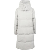 White jacket, back view