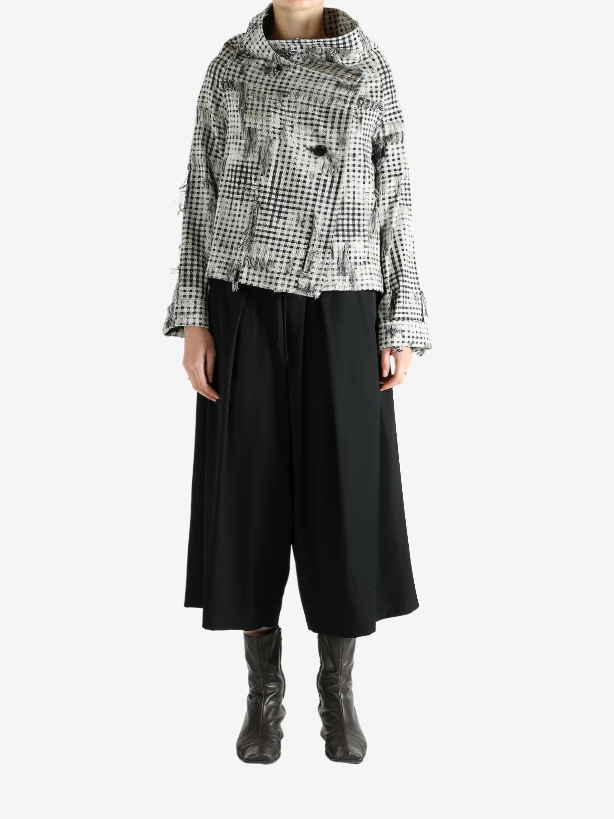 Black jackets, full body view