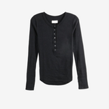 Black shirt, front view