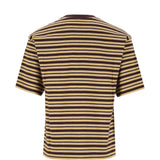 Burgundy t-shirt, back view