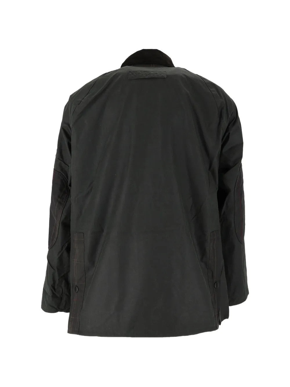 Black jacket, back view