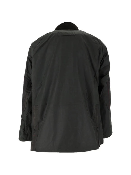 Black jacket, back view