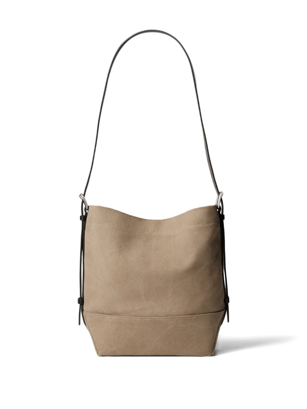 Tan bag, front view