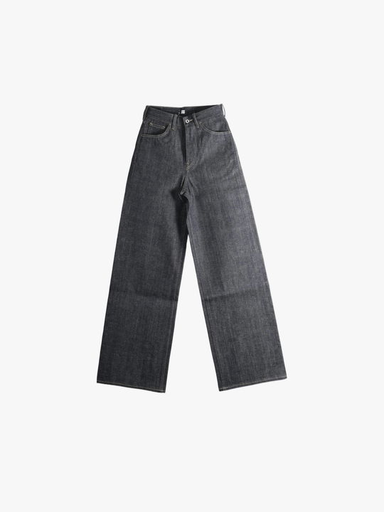 Navy pants, front view
