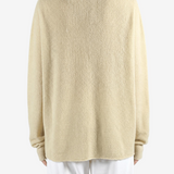 Tan knitwear, front view