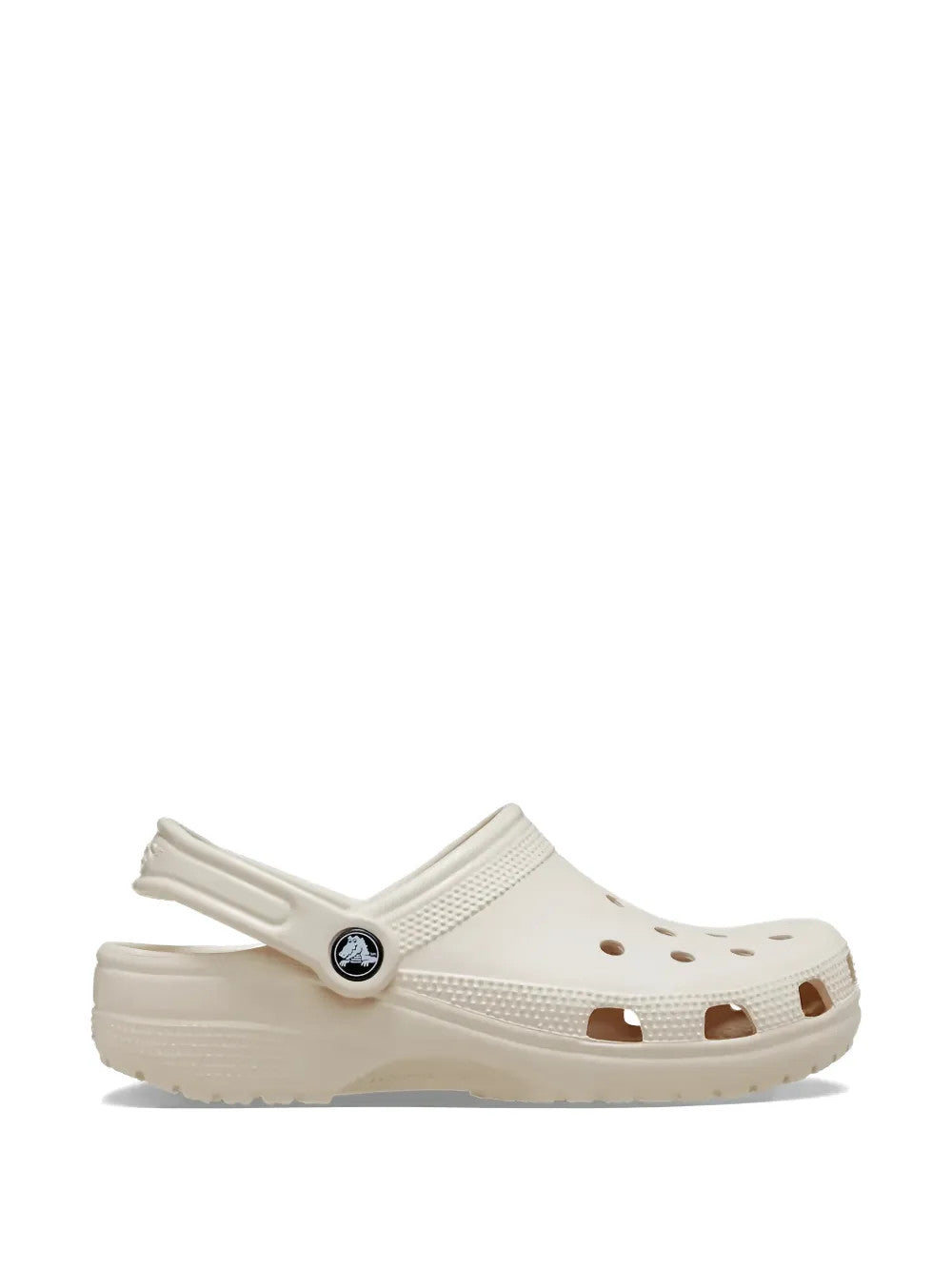 Tan shoes, side view