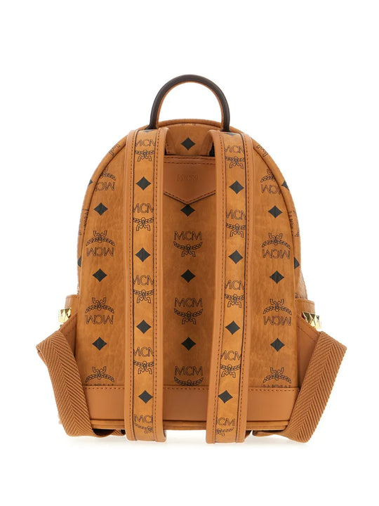 Tan bag, back view