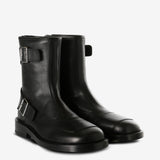 Black boots, front view