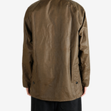 Brown jacket, full body view