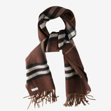 Brown scarves, front view