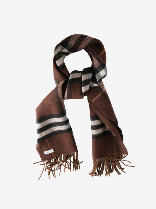 Brown scarves, front view
