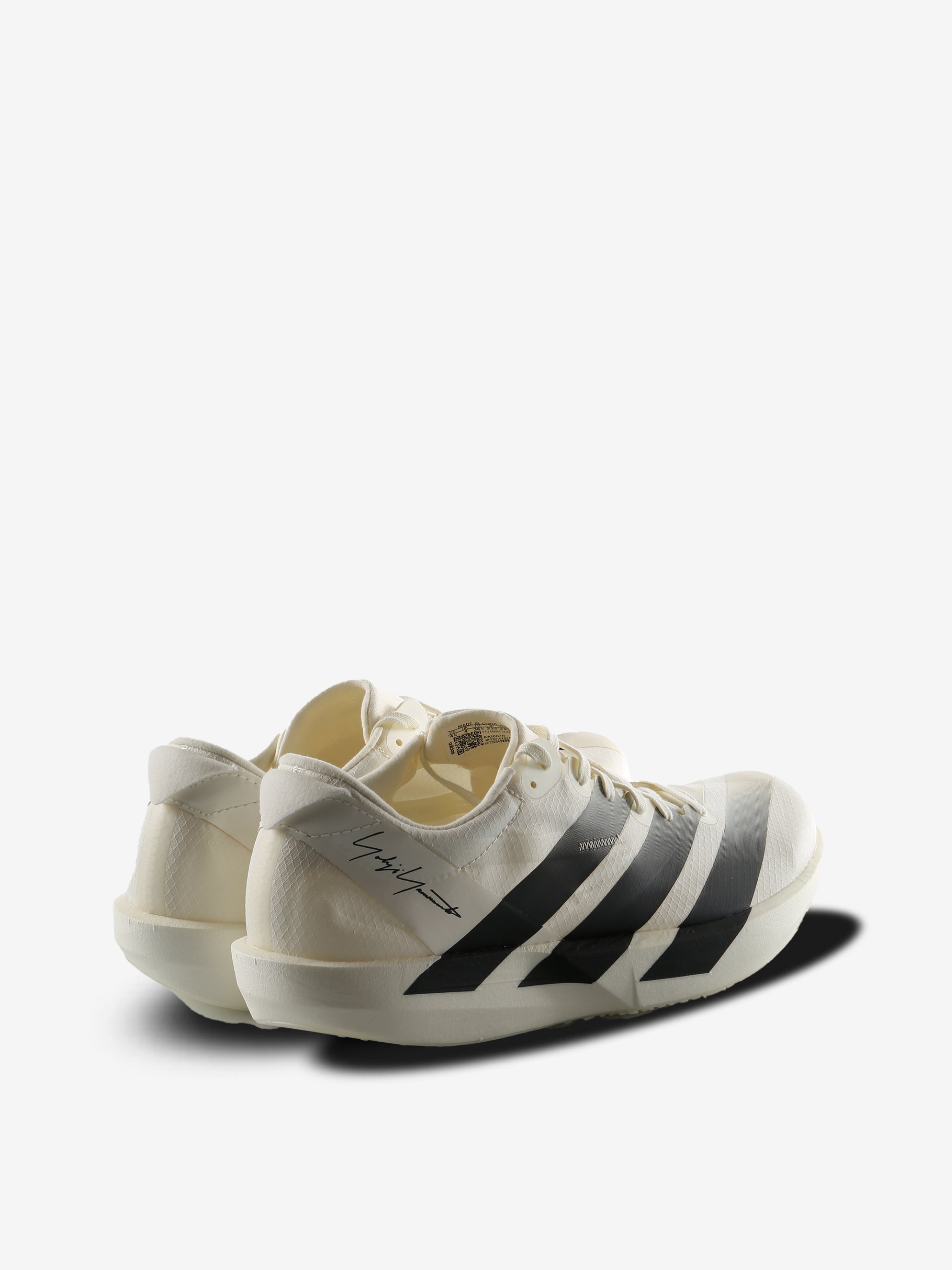 White sneakers, back view