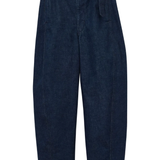 Navy pants, front view