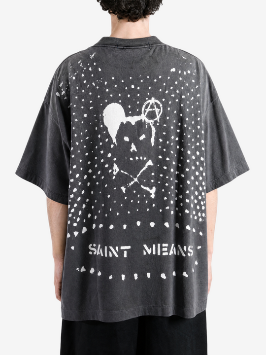 Black t-shirt, front view