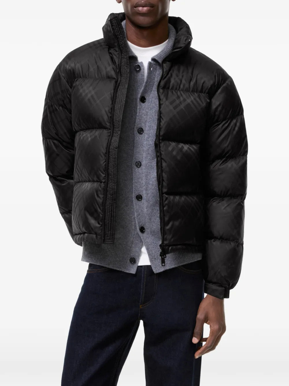 Black jacket, full body view