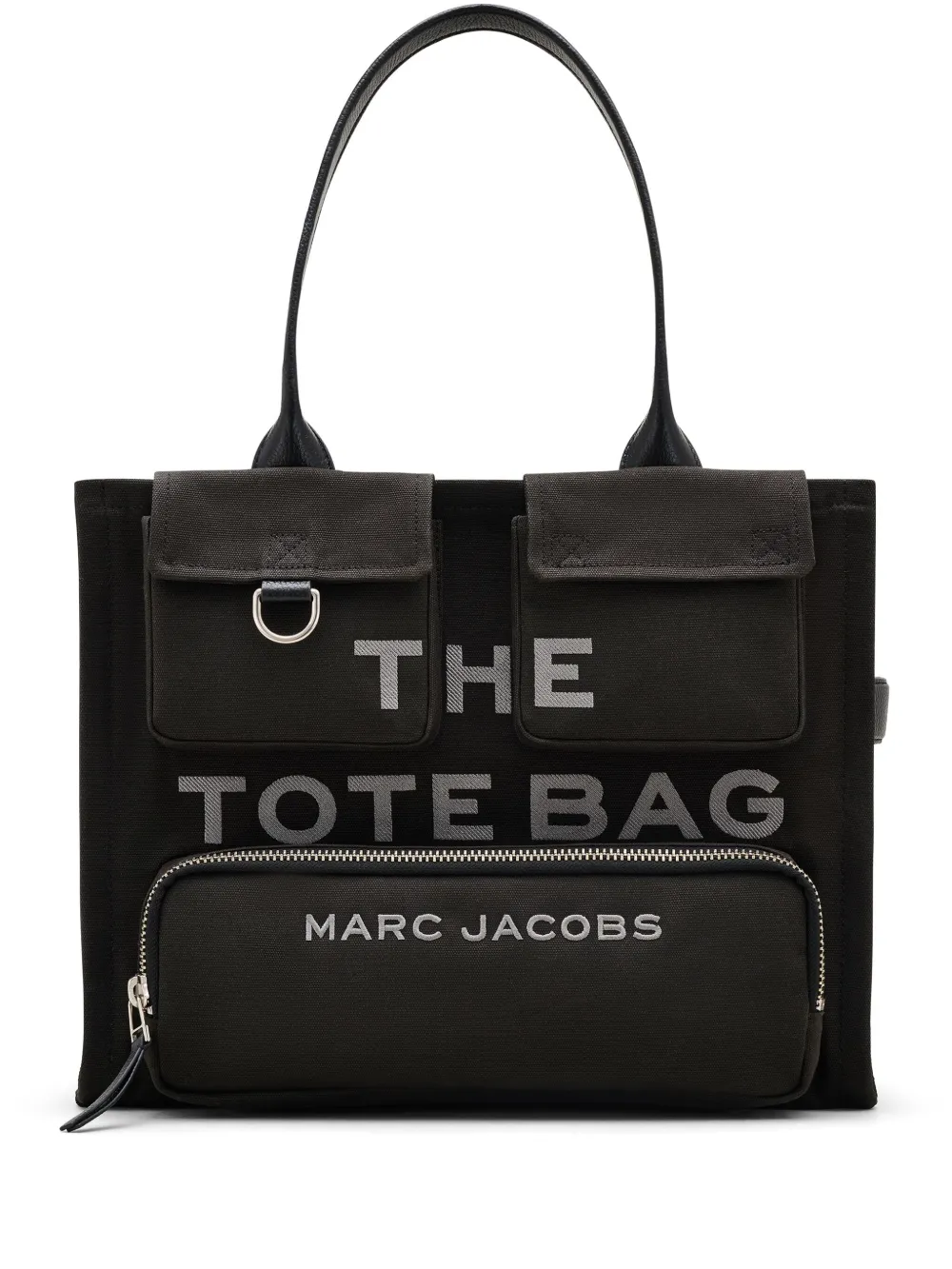 Black bags, front view