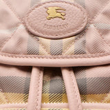 Close-up of pink bag, showing the texture of polyamide fabric