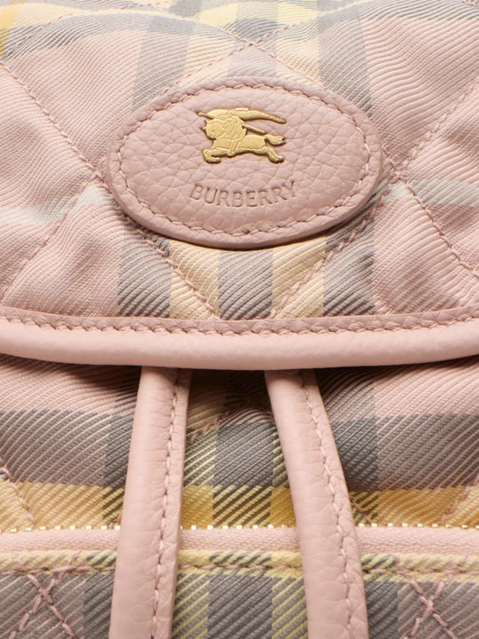Close-up of pink bag, showing the texture of polyamide fabric