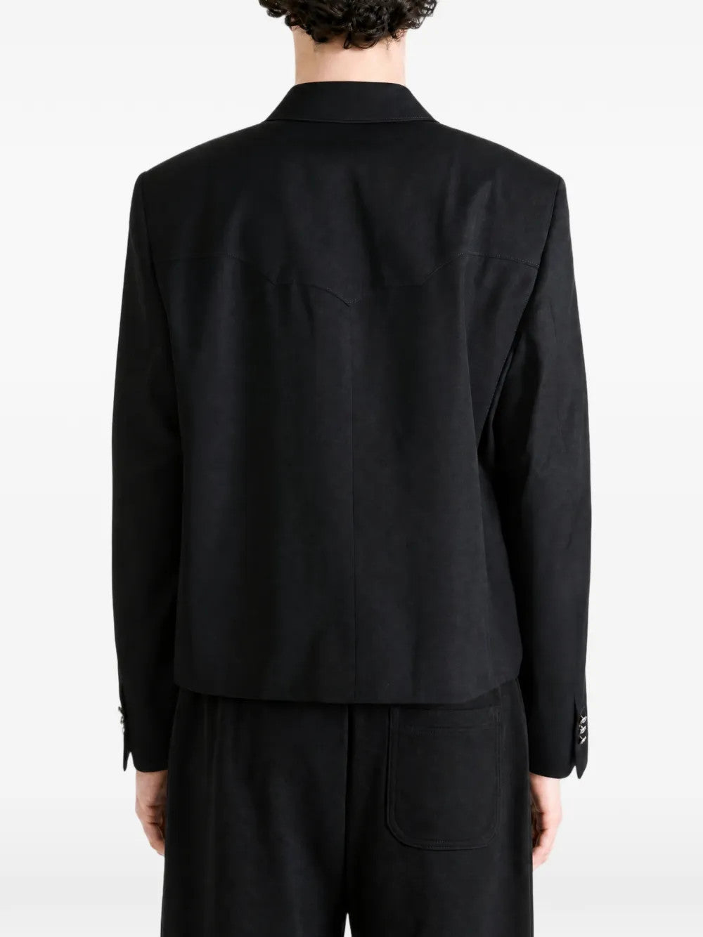 Black jacket, full body view