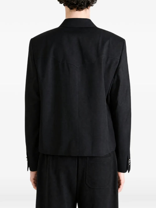 Black jacket, full body view