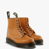 Tan shoes, front view