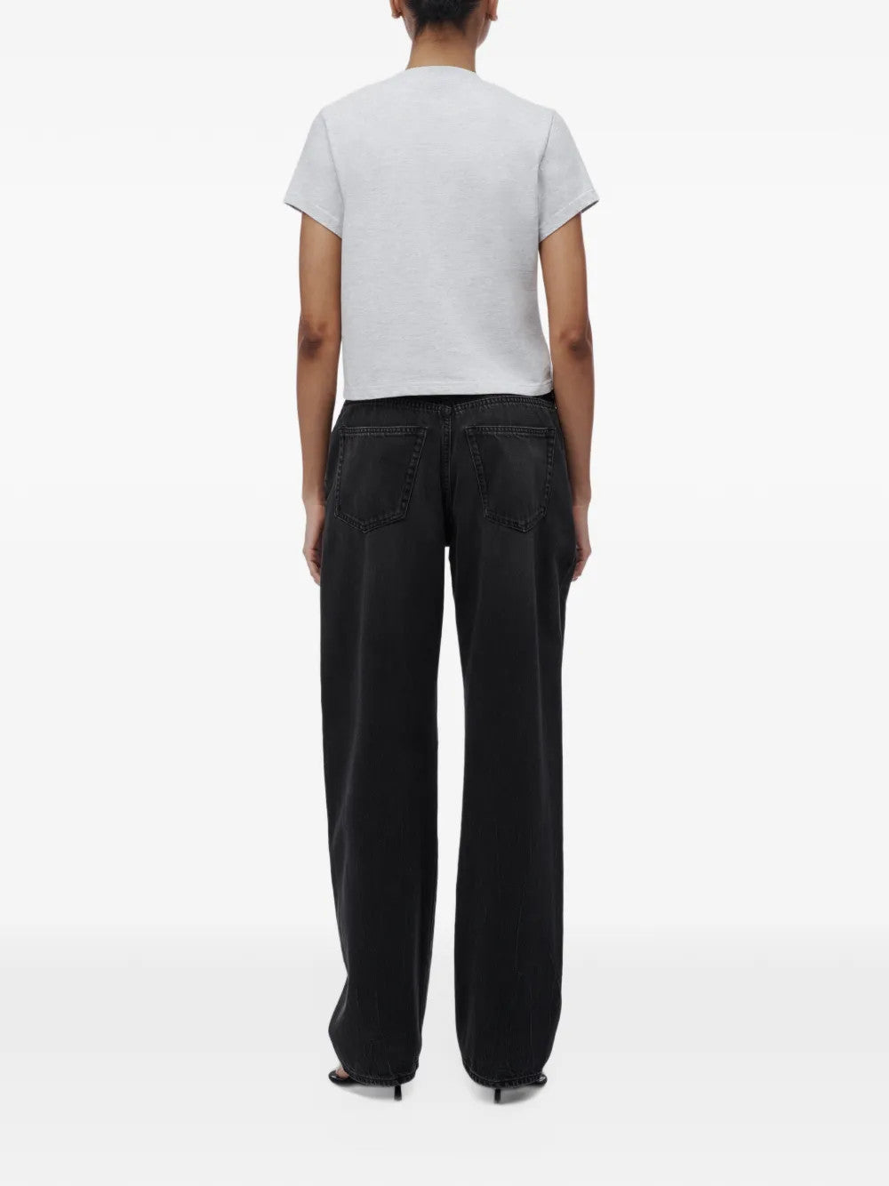 White t-shirt, front view
