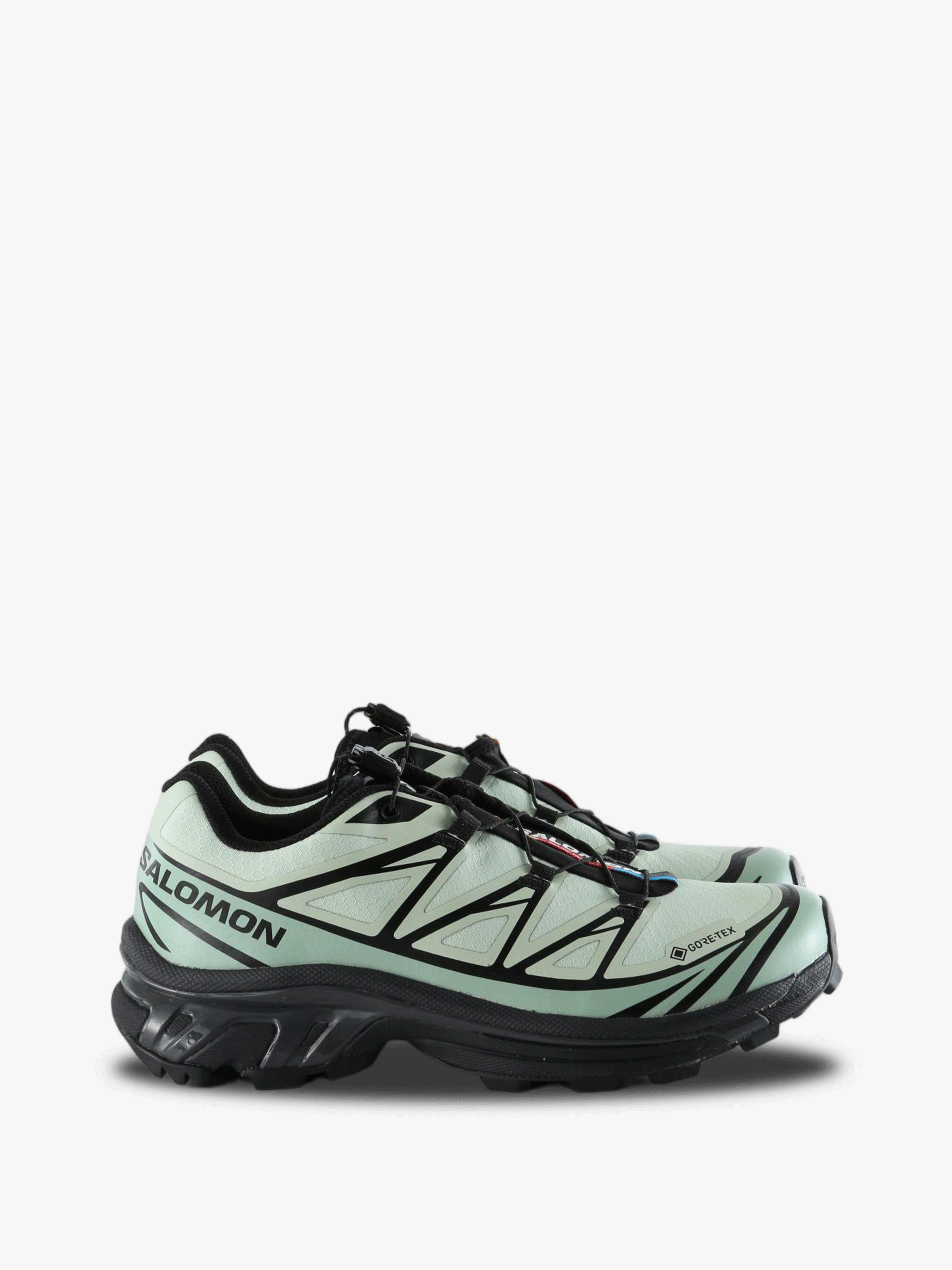 Green shoes, side view