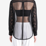Black top, full body view