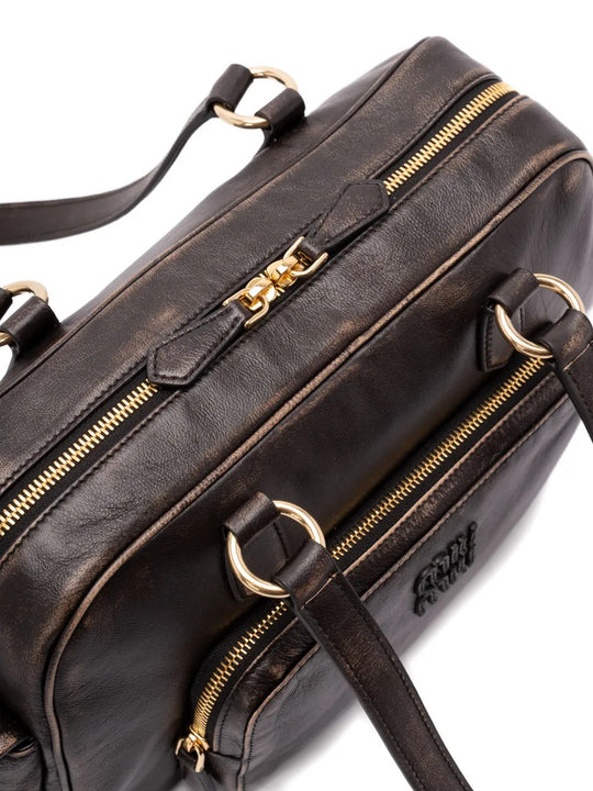 Brown bag, front view